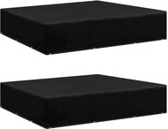 SHUMEE Plachty na zahradní nábytek 2 ks 12 oček 250 × 250 × 70 cm - Garden Furniture Cover
