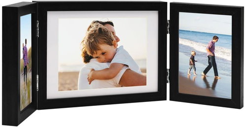 Shumee Three-piece photo frame 2 × 10 × 15 cm, 22 × 15 cm, black Main image Shumee Three-piece photo frame 2 × 10 × 15 cm, 22 × 15 cm, black - Photo Frame - Main image