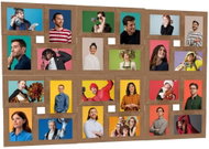 Shumee Collage photo frame, 24 pictures, 13 × 18 cm, light brown MDF - Photo Frame