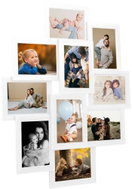 Shumee Collage photo frame, 10 pictures, 13 × 18 cm, white MDF - Photo Frame