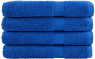 Shumee Premium 4 ks modré 100 × 200 cm 600 g/m2 100% bavlna - Towel Set