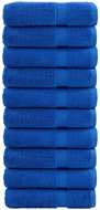 Shumee Premium 10 ks modré 100 × 150 cm 600 g/m2 100% bavlna - Towel Set