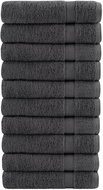 Shumee Premium 10 ks antracitové 50 × 100 cm 600 g/m2 100% bavlna - Towel Set