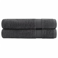 Shumee Premium 2 ks antracitové 100 × 200 cm 600 g/m2 100% bavlna - Towel Set