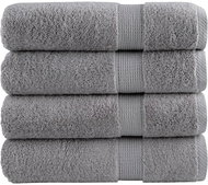 Shumee Premium 4 ks šedé 50 × 100 cm 600 g/m2 100% bavlna - Towel Set