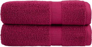 Shumee Premium 2 ks bordó 100 × 150 cm 600 g/m2 100% bavlna - Towel Set