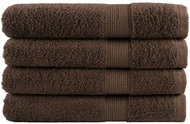 Shumee Premium 4 ks hnědé 80 × 200 cm 600 g/m2 100% bavlna - Towel Set