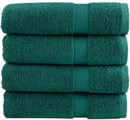 Shumee Premium 4 ks zelené 70 × 140 cm 600 g/m2 100% bavlna - Towel Set