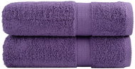Shumee Premium 2 ks fialové 100 × 150 cm 600 g/m2 100% bavlna, 137359 - Towel Set