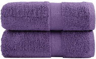 Shumee Premium 2 ks fialové 30 × 50 cm 600 g/m2 100% bavlna - Towel Set