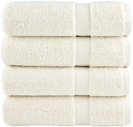 Shumee Premium 4 ks krémové 70 × 140 cm 600 g/m2 100% bavlna - Towel Set