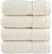 Shumee Premium na ruce 4 ks krémové 30 × 30 cm 600 g/m2 bavlna - Towel Set