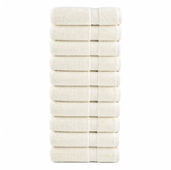 Shumee Premium 10 ks krémové 50 × 100 cm 600 g/m2 100% bavlna - Towel Set