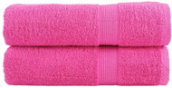 Shumee Premium 2 ks růžové 70 × 140 cm 600 g/m2 100% bavlna - Towel Set