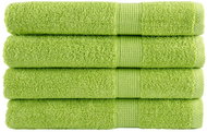 Shumee Premium 4 ks jablkově zelené 80 × 200 cm 600 g/m2 100% bavlna - Towel Set