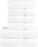Shumee Premium 6dílná bílá 600 g/m2 100% bavlna - Towel Set