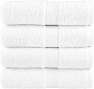 Shumee Premium 4 ks bílé 30 × 50 cm 600g/m2 100% bavlna - Towel Set