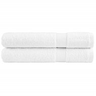 Shumee Premium 2 ks bílé 100 × 200 cm 600 g/m2 100% bavlna - Towel Set