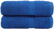 Shumee Premium 2 ks modré 30 × 50 cm 600 g/m2 100% bavlna - Towel Set