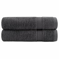 Shumee Premium na ruce 2 ks antracitové 50 × 100 cm 600 g/m2 100% bavlna - Towel Set
