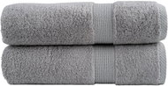 Shumee Premium 2 ks šedé 70 × 140 cm 600 g/m2 100% bavlna - Sada ručníků