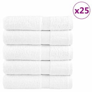 Shumee Premium 25 ks bílé 100 × 150 cm 600 g/m2 100% bavlna - Towel Set