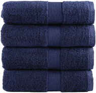 Shumee Premium na ruce 4 ks modré 30 × 30 cm 600 g/m2 100% bavlna - Towel Set