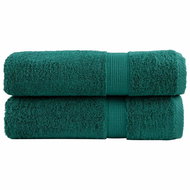 Shumee Premium na ruce 2 ks zelené 50 × 100 cm 600 g/m2 100% bavlna - Towel Set