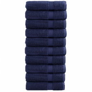 Shumee Premium 10 ks modré 50 × 100 cm 600g/m2 100% bavlna - Towel Set