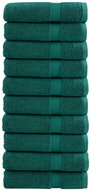 Shumee Premium 10 ks zelené 70 × 140 cm 600 g/m2 100% bavlna - Towel Set