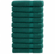 Shumee Premium 10 ks zelené 100 × 200 cm 600 g/m2 100% bavlna - Towel Set