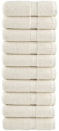 Shumee Premium 10 ks krémové 30 × 50 cm 600 g/m2 100% bavlna - Towel Set