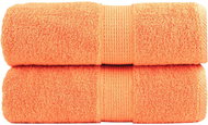 Shumee Premium 2 ks oranžové 30 × 50 cm 600 g/m2 100% bavlna - Towel Set