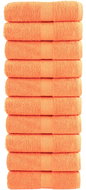 Shumee Premium 10 ks oranžové 30 × 50 cm 600 g/m2 100% bavlna - Towel Set