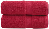 Shumee Premium na ruce 2 ks červené 30 × 30 cm 600 g/m2 bavlna - Towel Set