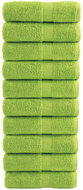 Shumee Premium na ruce 10 ks zelené 30 × 30 cm 600g/m2 100% bavlna - Towel Set