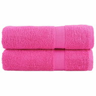 Shumee Premium na ruce 2 ks růžové 50 × 100 cm 600 g/m2 100% bavlna - Towel Set