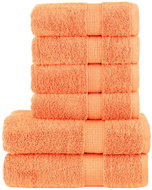 Shumee Premium 6dílná oranžové 600 g/m2 100% bavlna - Towel Set