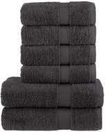 Shumee Premium 6dílná antracitová 600 g/m2 100% bavlna - Towel Set