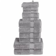 Shumee Premium 12dílná šedá 600 g/m2 100% bavlna - Towel Set