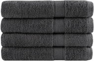 Shumee Premium 4 ks antracitové 80 × 200 cm 600 g/m2 100% bavlna - Towel Set