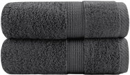 Shumee Premium na ruce 2 ks antracitové 30 × 30 cm 600 g/m2 bavlna - Towel Set