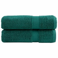 Shumee Premium 2 ks zelené 100 × 150 cm 600 g/m2 100% bavlna, 137335 - Towel Set