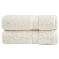 Shumee Premium na ruce 2 ks krémové 30 × 30 cm 600 g/m2 bavlna - Towel Set