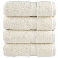 Shumee Premium 4 ks krémové 30 × 50 cm 600 g/m2 100% bavlna - Towel Set