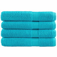 Shumee Premium 4 ks tyrkysové 80 × 200 cm 600 g/m2 100% bavlna - Towel Set