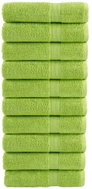 Shumee Premium 10 ks jablkově zelené 50 × 100 cm 600g/m2 100% bavlna - Towel Set