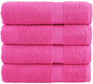 Shumee Premium 4 ks růžové 50 × 100 cm 600 g/m2 100% bavlna - Towel Set
