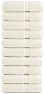 Shumee Premium 10 ks krémové 70 × 140 cm 600 g/m2 100% bavlna - Towel Set
