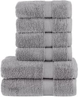 Shumee Premium 6dílná šedá 600 g/m2 100% bavlna - Towel Set
